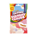 SKITTLES FRUIT SWEETS SQUISHY CLOUDZ BAG PMP £1.00 70G
