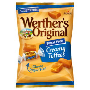 WERTHER'S ORIGINAL SUGAR FREE CREAMY TOFFEES 80G