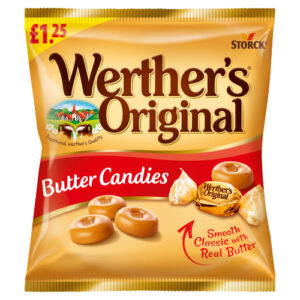 WERTHER'S ORIGINAL BUTTER CANDIES PMP £1.25 110G