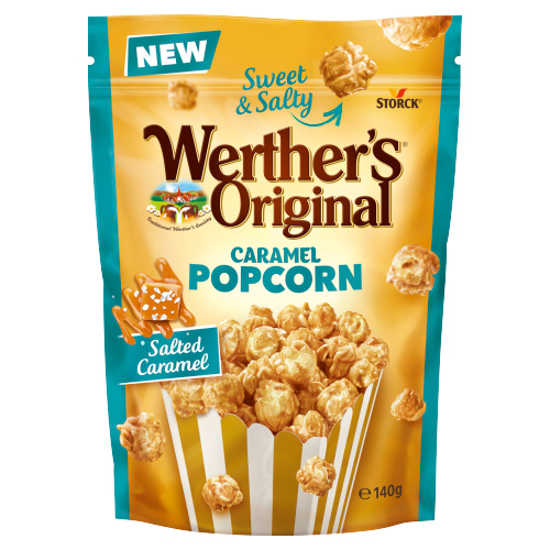 WERTHER'S ORIGINAL SALTED CARAMEL POPCORN 140G