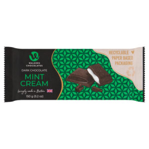 WALKERS CHOCOLATES MINT CREAM DARK CHOCOLATE 150G