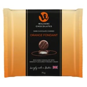 WALKERS MILK CHOCOLATE ORANGE CREAM FLOW WRAP 75G