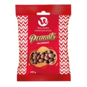 WALKERS MILK CHOCOLATE PEANUTS 100G