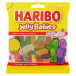HARIBO JELLY BABIES BAG PMP £1.25 140G