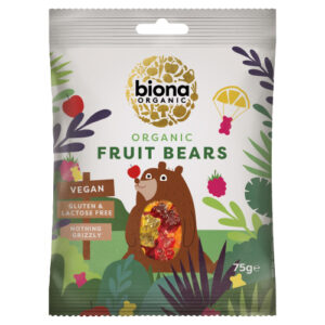 BIONA ORGANIC FRUIT BEARS 75G