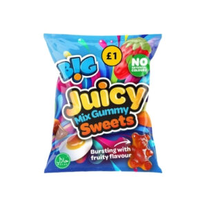 B!G JUICY MIX GUMMY SWEETS PMP £1.00 150G