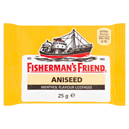 FISHERMAN'S FRIEND ANISEED GOLD LOZENGES 25G