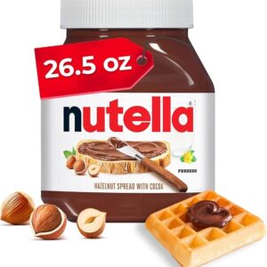 Nutella Creamy Hazelnut Spread with Cocoa, 26.5 oz Jar