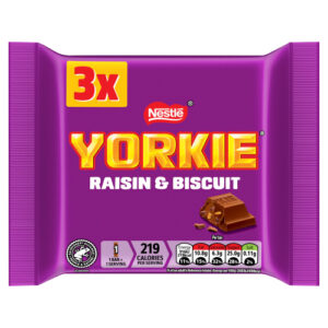 YORKIE RAISIN & BISCUIT 3PK 132G