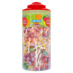 VIDAL LOTTA LOLLIES ASSORTED FRUITS FLAVOURS LOLLIPOPS 150S