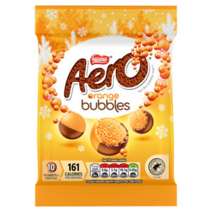 AERO BUBBLES ORANGE CHOCOLATE SHARE BAG 70G