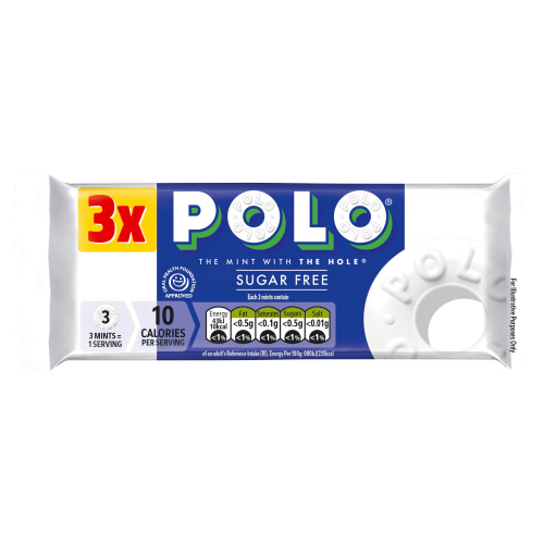 POLO SUGAR FREE MINTS TUBE 3PK 100.2G