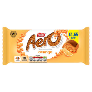 AERO GIANT ORANGE CHOCOLATE BLOCK PMP £1.65 90G