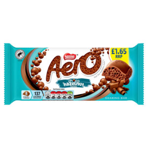 AERO HAZELNUT BLOCK PMP £1.65 90G