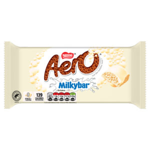 AERO MILKYBAR WHITE CHOCOLATE SHARING BAR 90G-LAUNCH JULY-2026