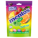 MENTOS FRUIT MIX CHEWY DRAGEES POUCH 160G