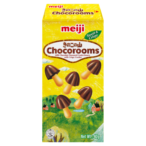 MEIJI CHOCOROOM CHOCO & CRISPY CRACKER 40G