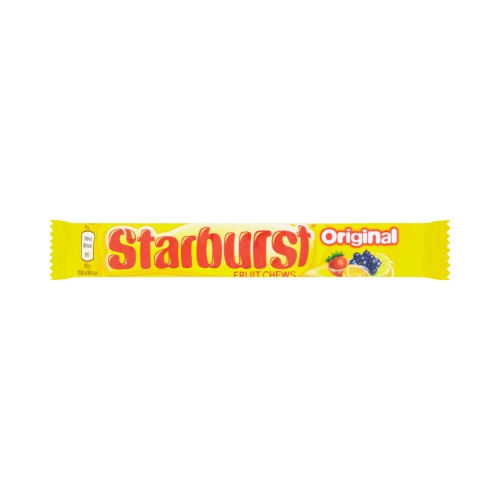 STARBURST ORIGINAL FRUIT CHEWS SWEETS 45G