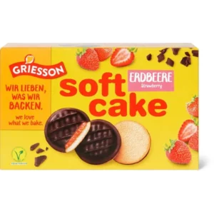 Griesson Soft Cake Strawberry Dark Chocolate 300g