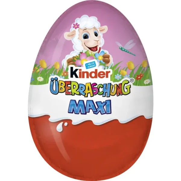 Kinder Surprise Maxi Chocolate Egg Pink